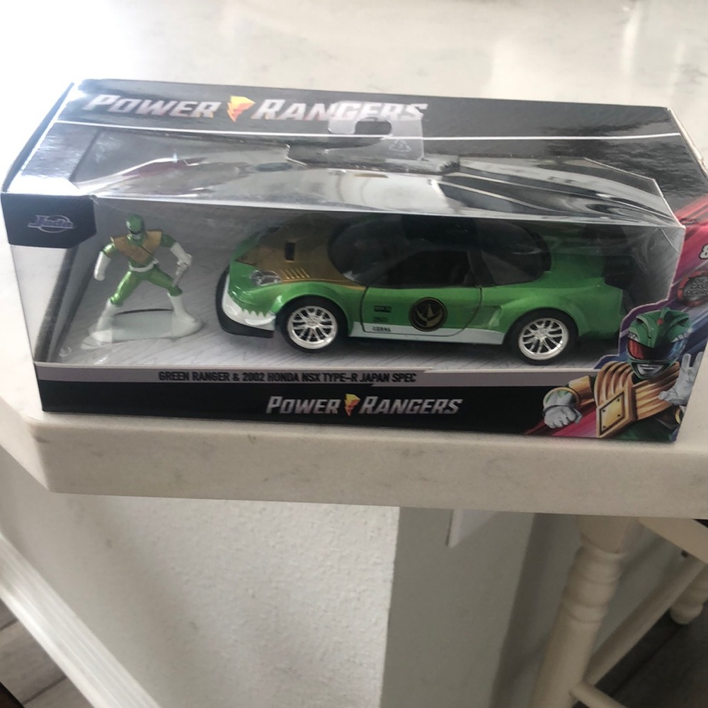 Green Ranger and Honda NSX Type-R Japan vehicle set Jada 1:32
